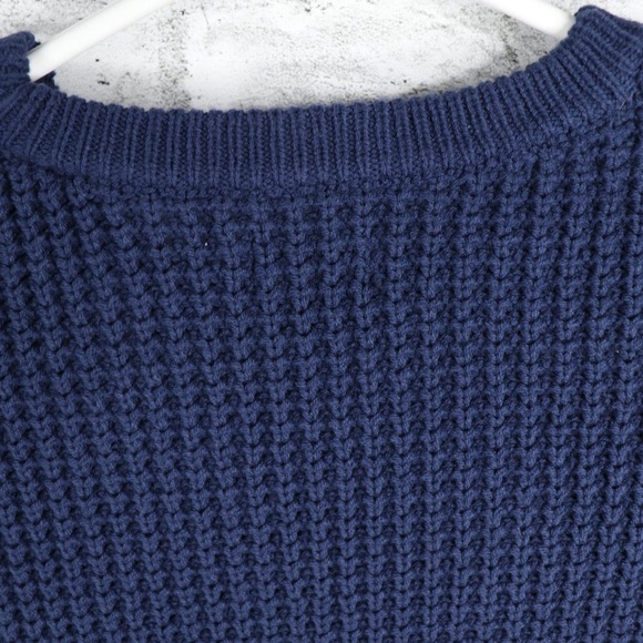 Buffalo David Bitton Men’s Pullover Waffle Textured Knit Blue Large. Brand New - Picture 7 of 10